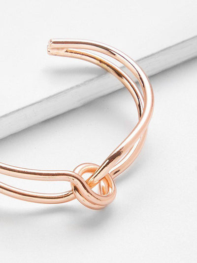 Open Knot Cuff Bangle--Des Mess