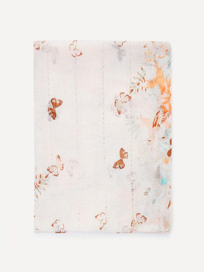 Butterfly Print Light Scarf-accessories-Des Mess