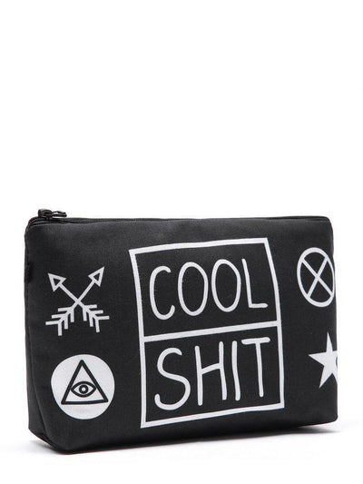 Graphic Print Makeup Bag-makeup-Des Mess