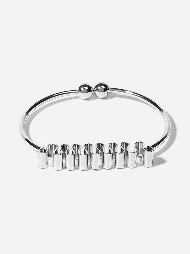 Wave Shape Design Bangle--Des Mess