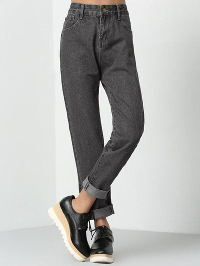 Rolled Up Mom Jeans-bottom-Des Mess