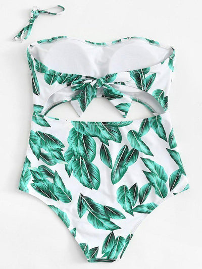 Detachable Straps Cut Out Swimsuit-swimwear-Des Mess
