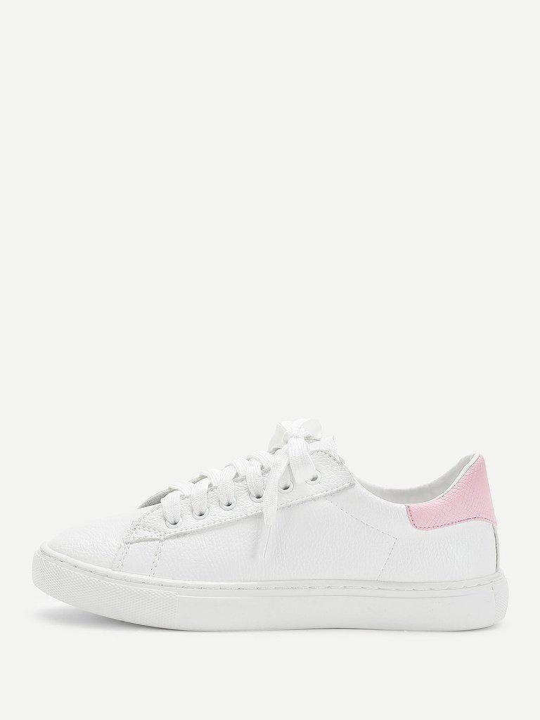 Lace Up Round Toe Sneakers-shoes-Des Mess