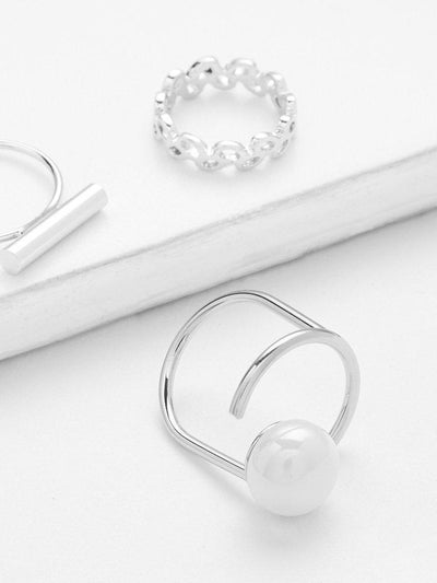 Bar Top Skinny Ring Pack 3pcs-jewelry-Des Mess