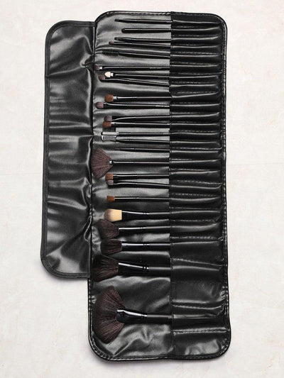 Black Professional 24PCS Makeup Brush Set With Bag-makeup-Des Mess