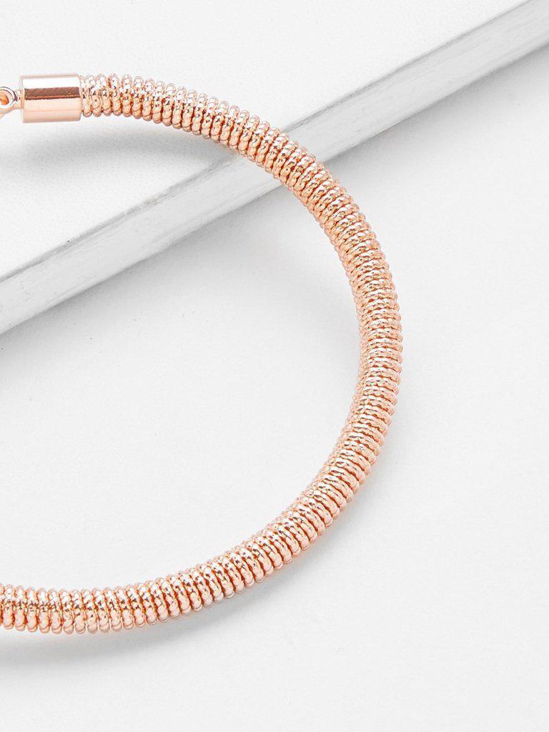 Metallic Spiral Bracelet--Des Mess