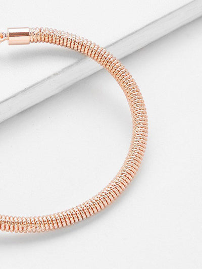 Metallic Spiral Bracelet--Des Mess