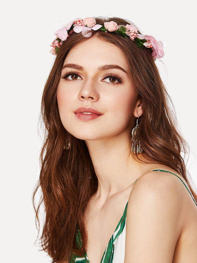 Flower Overlay Headband-hair-Des Mess