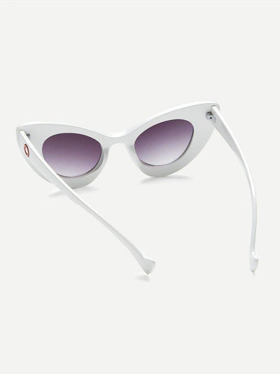 Colorblock Cat Eye Sunglasses-accessories-Des Mess