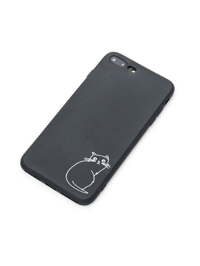 Cat Print iPhone Case-others-Des Mess