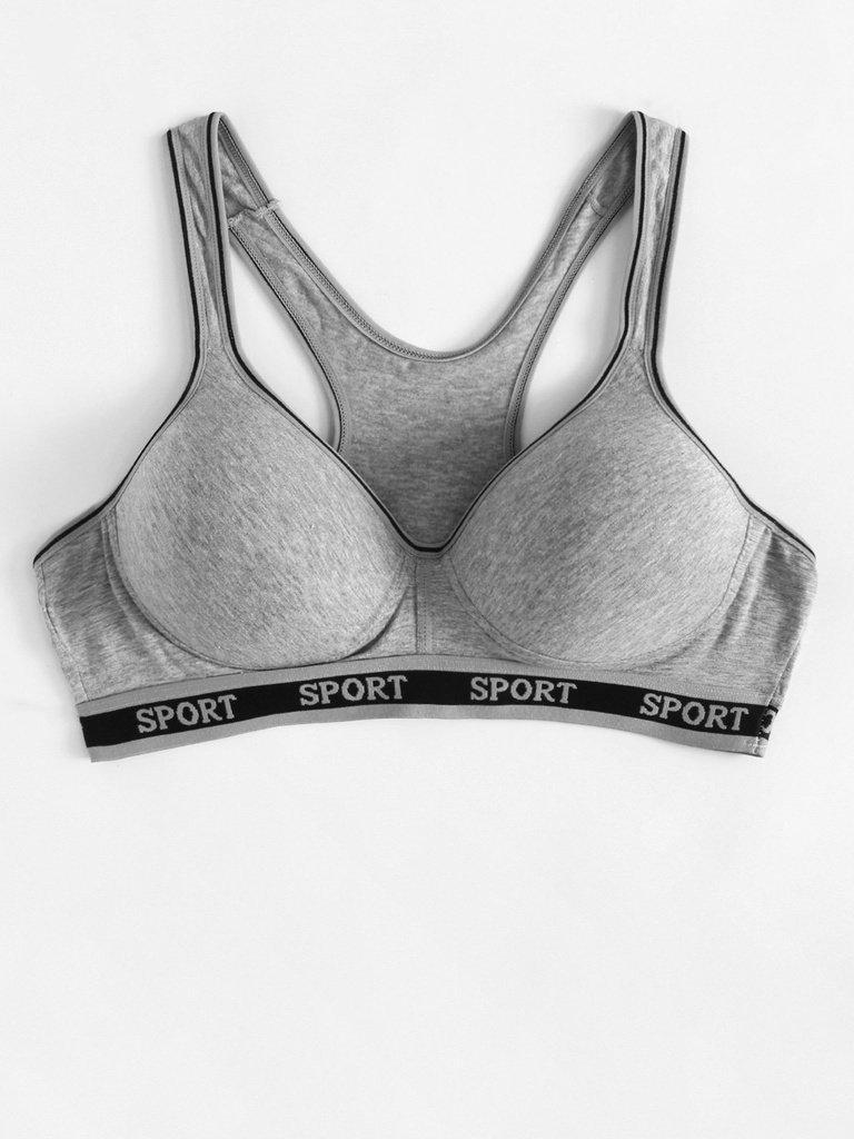 Racerback Sports Bra-sportswear-Des Mess