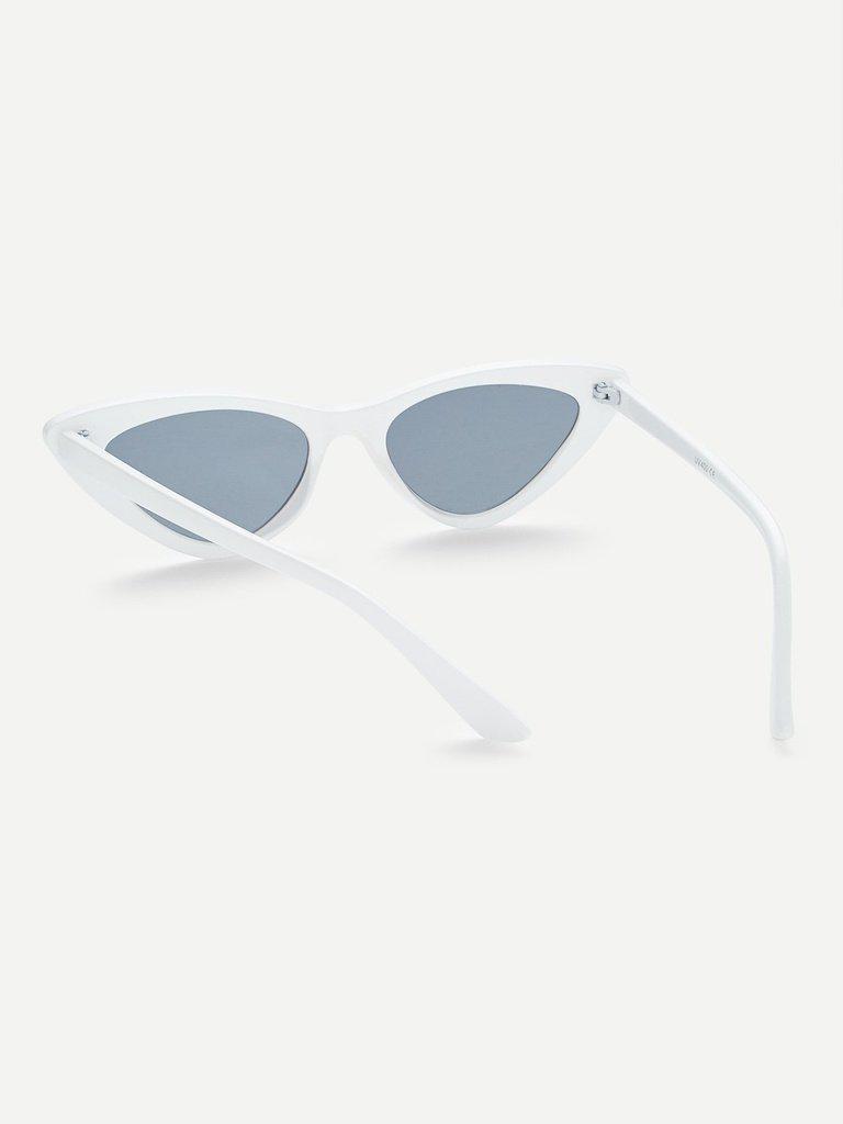 Contrast Frame Cat Eye Sunglasses-accessories-Des Mess