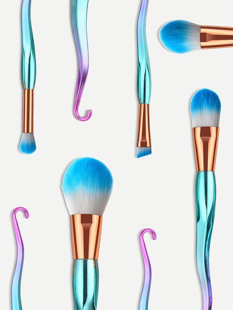 Ombre Hook Handle Makeup Brush 7pcs--Des Mess