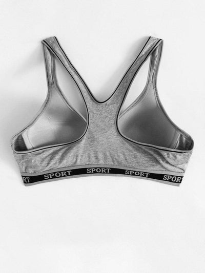 Racerback Sports Bra-sportswear-Des Mess