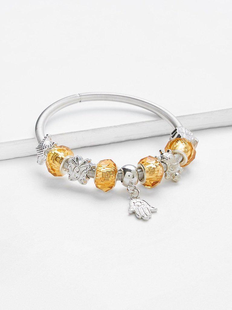 Butterfly And Hand Detail Bangle--Des Mess