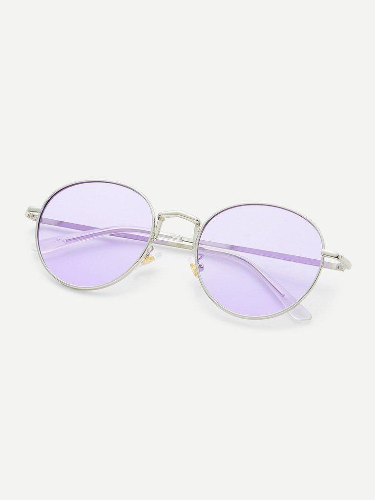 Tinted Flat Lens Sunglasses-accessories-Des Mess