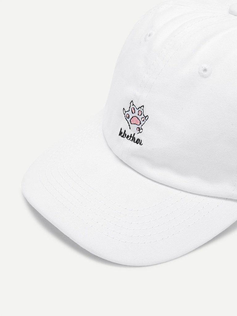 Embroidered Detail Baseball Cap-accessories-Des Mess