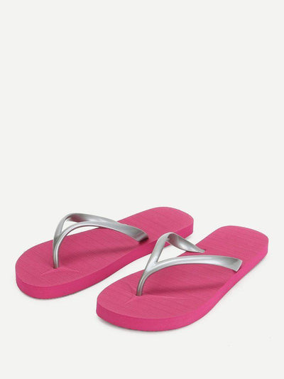 Letter Toe Post Sandals-shoes-Des Mess