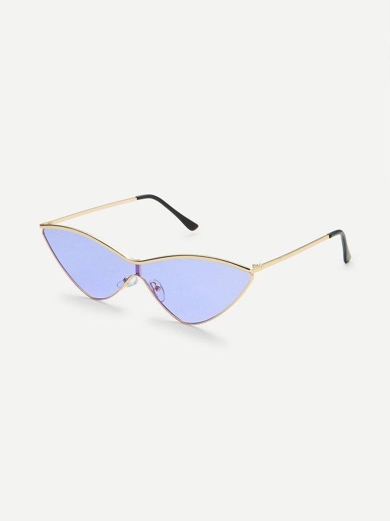 Metal Extreme Cat Eye Sunglasses-accessories-Des Mess