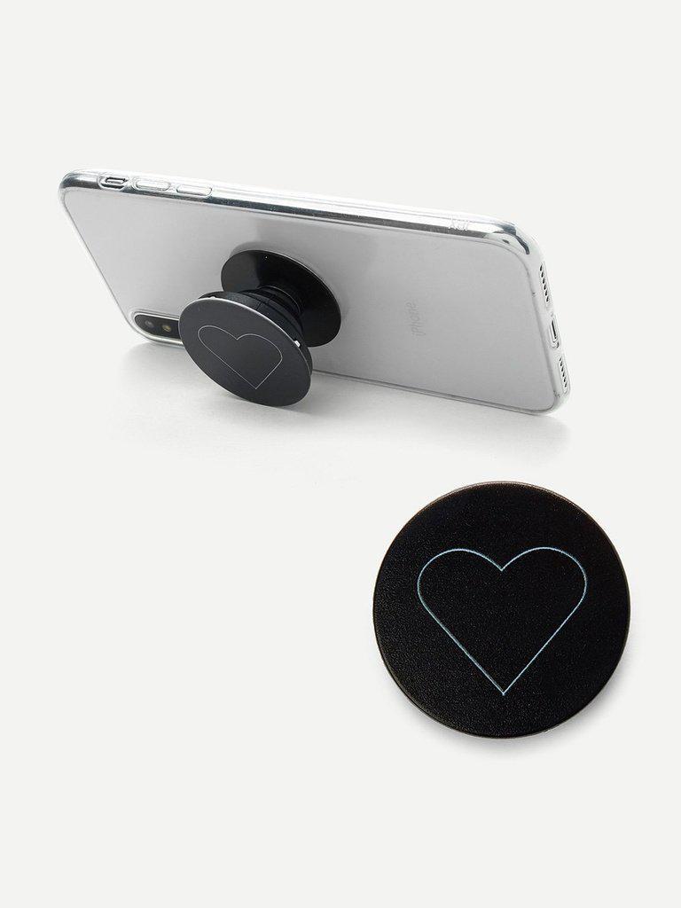 Heart Pattern Gasbag Phone Holder-others-Des Mess