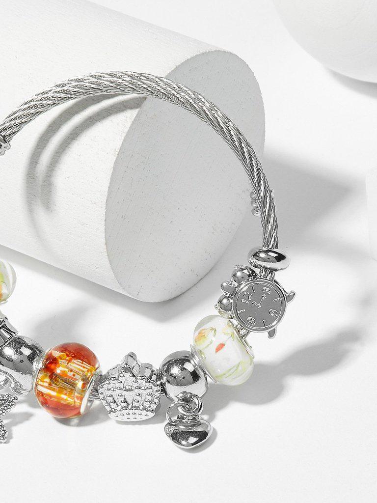 Crown & Bell Decorated Bangle-jewelry-Des Mess