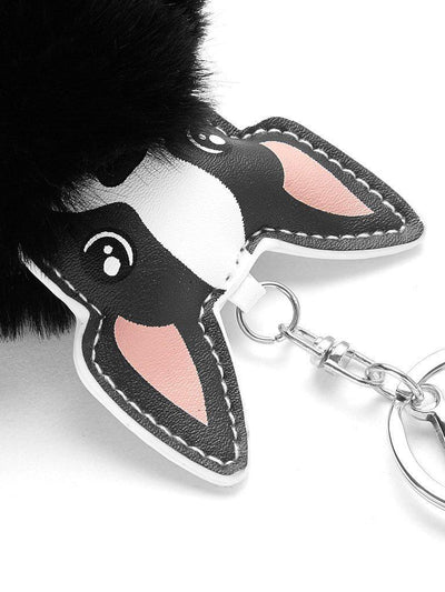 Dog Detail Pom Pom Keychain-others-Des Mess