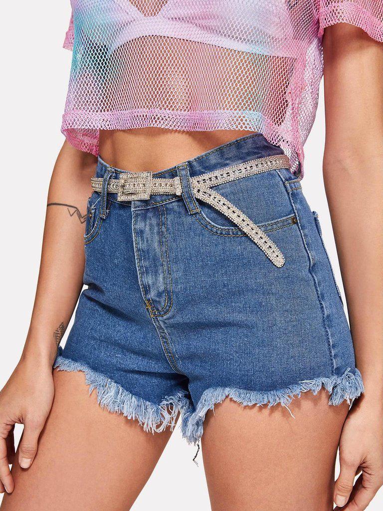 Rhinestone Metal Belt-accessories-Des Mess