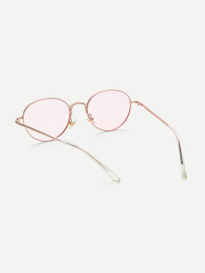 Tinted Flat Lens Sunglasses-accessories-Des Mess