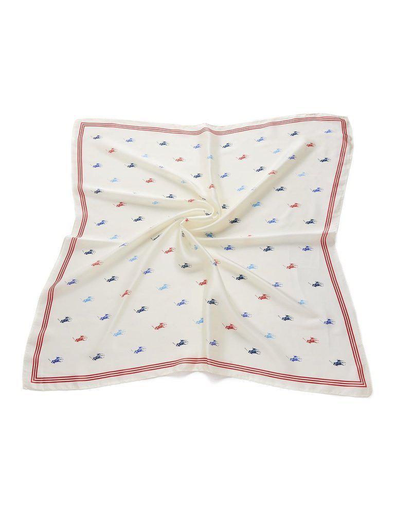 Graphic Print Striped Detail Bandana-accessories-Des Mess