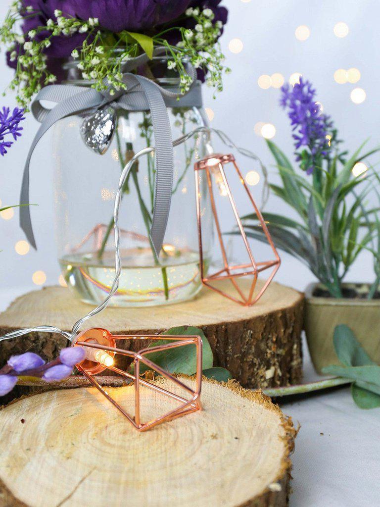 Geometric Lampshade 10pcs String Light-others-Des Mess