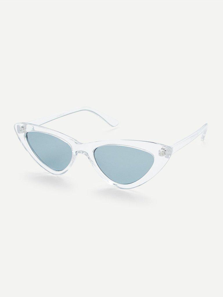 Clear Frame Cat Eye Sunglasses-accessories-Des Mess