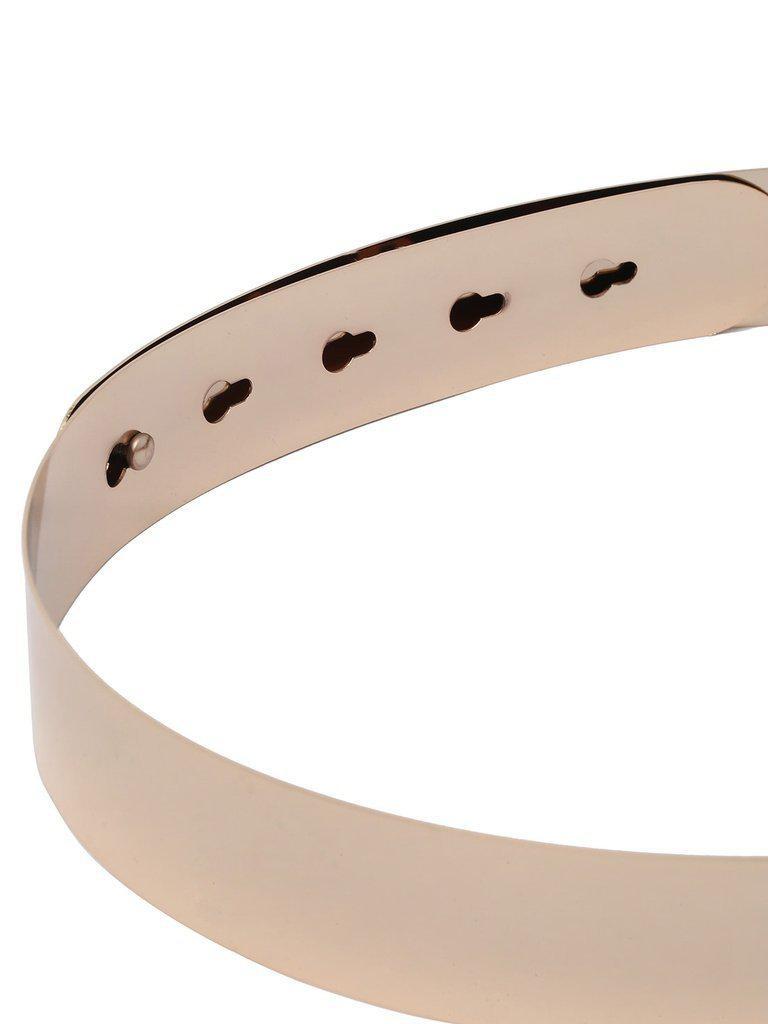 Wide Full Metal Waist Belt - Gold-accessories-Des Mess