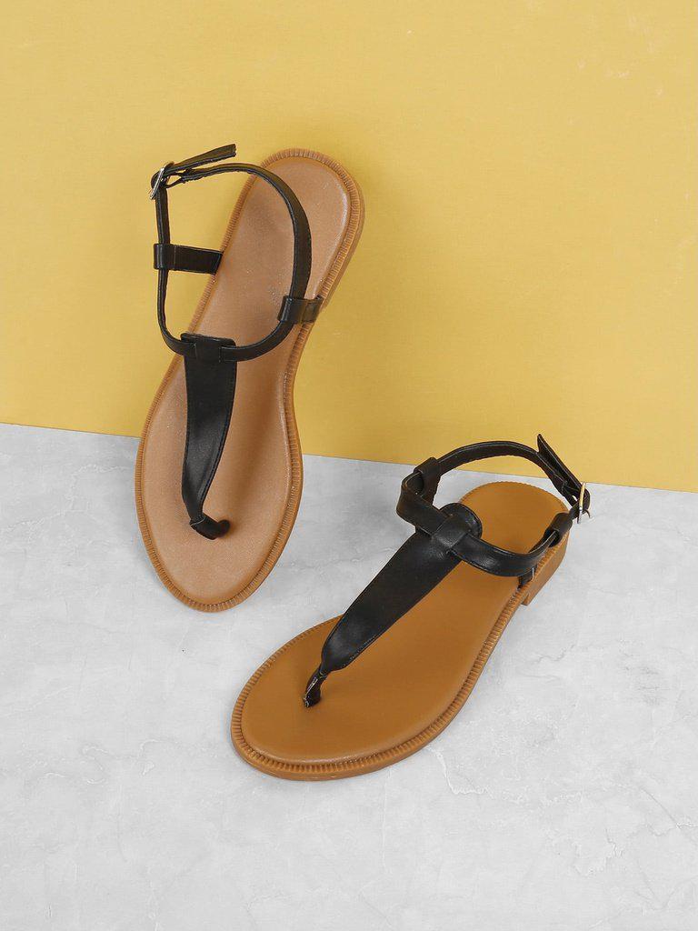 Toe Post Flat Sandals-shoes-Des Mess