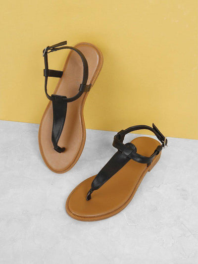 Toe Post Flat Sandals-shoes-Des Mess