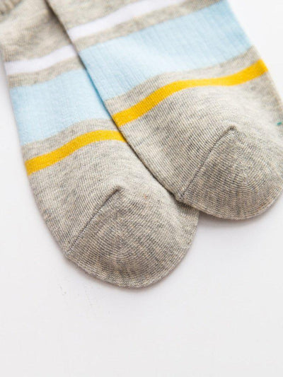Color Block Invisible Socks 5Pairs-accessories-Des Mess