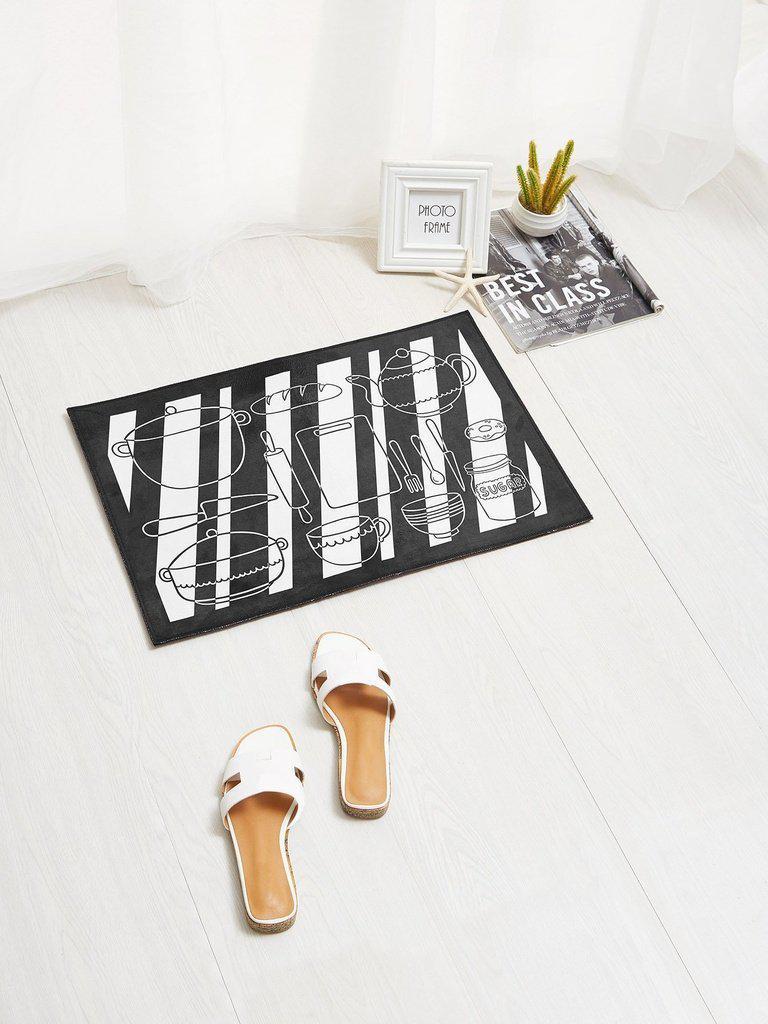 Cutlery Print Door Mat-others-Des Mess