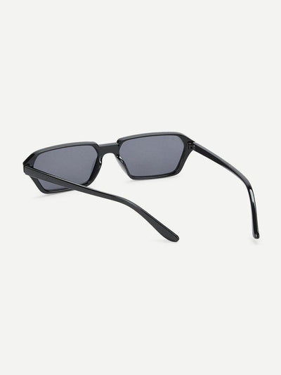 Plain Frame Mirror Lens Sunglasses-accessories-Des Mess