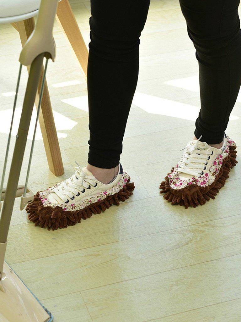 Chenille Mop Slippers-others-Des Mess