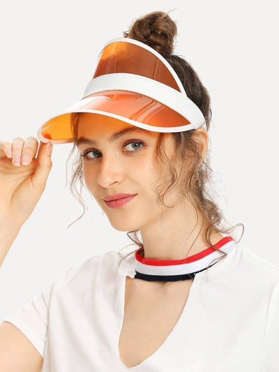 Clear Brim Visor Hat-accessories-Des Mess