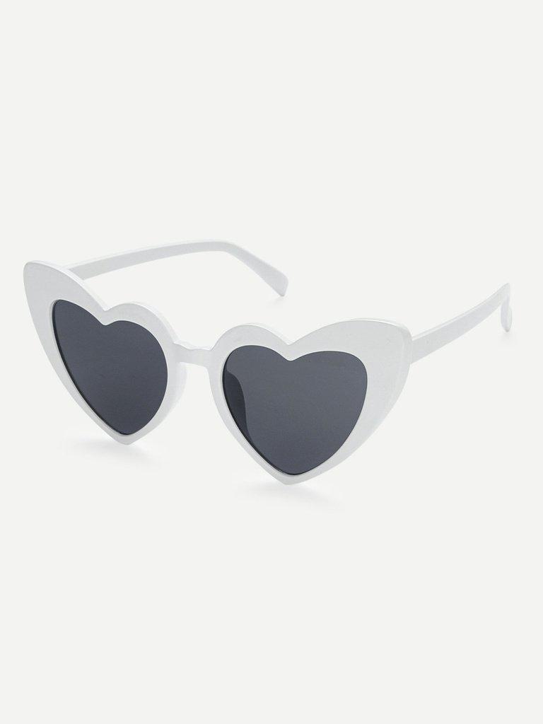 Heart Shaped Frame Sunglasses-accessories-Des Mess