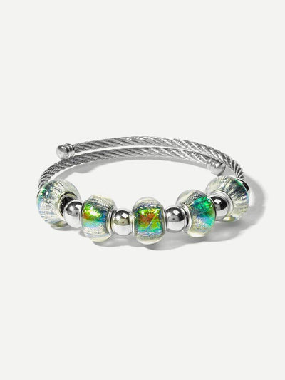 Two Tone Design Bangle--Des Mess