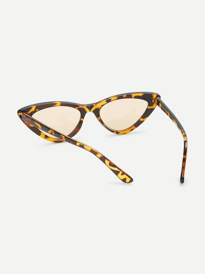 Cat Eye Mirror Lens Sunglasses-accessories-Des Mess