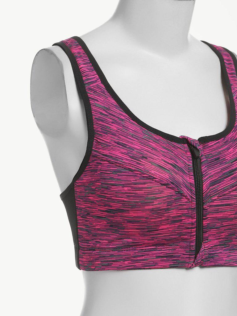 Space Dye Sports Bra-sportswear-Des Mess