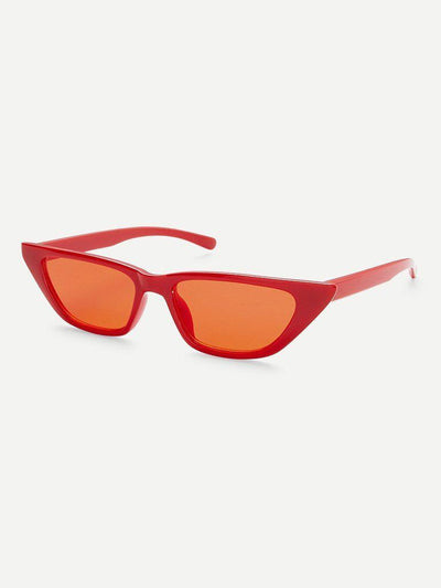 Cat Eye Mirror Lens Sunglasses-accessories-Des Mess