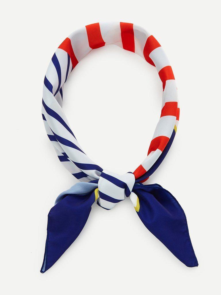 Spliced Stripe Bandana-accessories-Des Mess