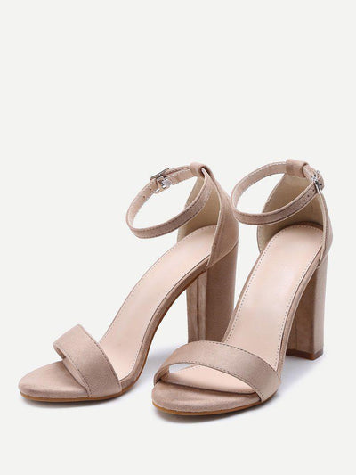 Two Part Block Heeled Sandals-shoes-Des Mess