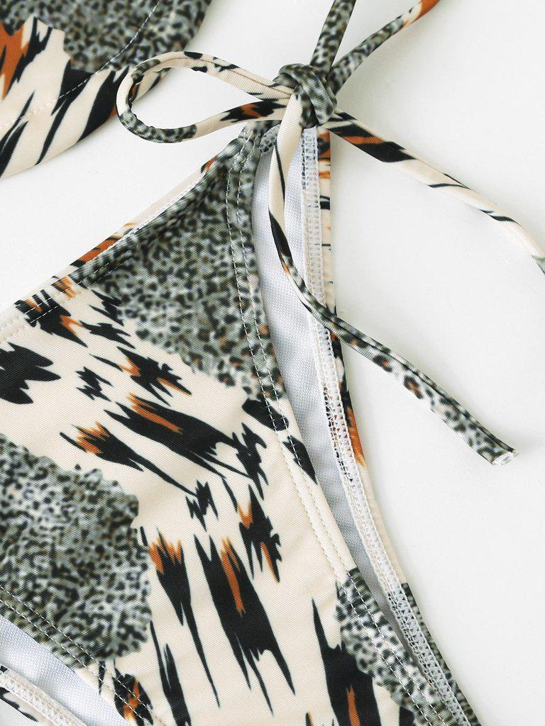 Self Tie Bikini Set--Des Mess