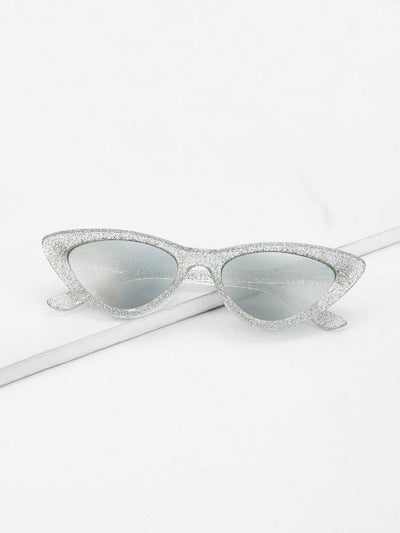 Cat Eye Mirror Lens Sunglasses-accessories-Des Mess