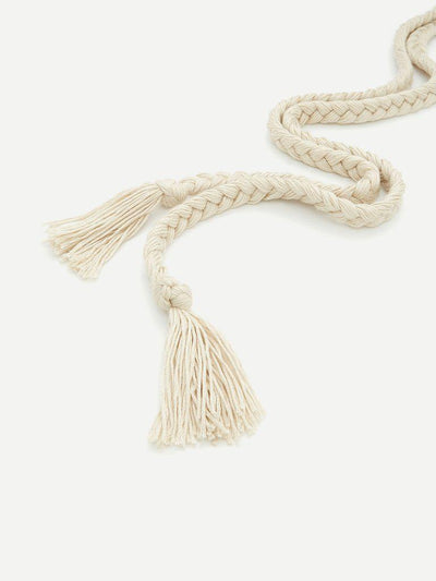 Braided Fringe Belt-accessories-Des Mess