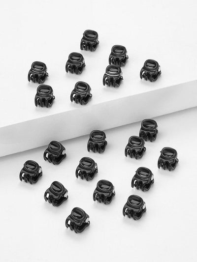 Plain Mini Hair Clip 10Pairs-hair-Des Mess